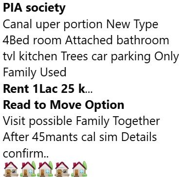 PIA society Canal uper portion New Type 4Bed room