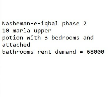 10 Marla upper portion 22-04-2026